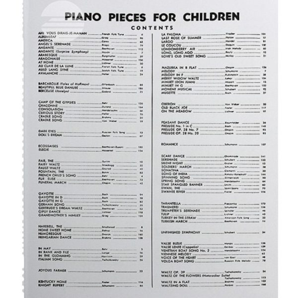 Piano Pieces For Children - Everybody's favorite Series No. 3 Piano Books Children Piano Book - Image 2