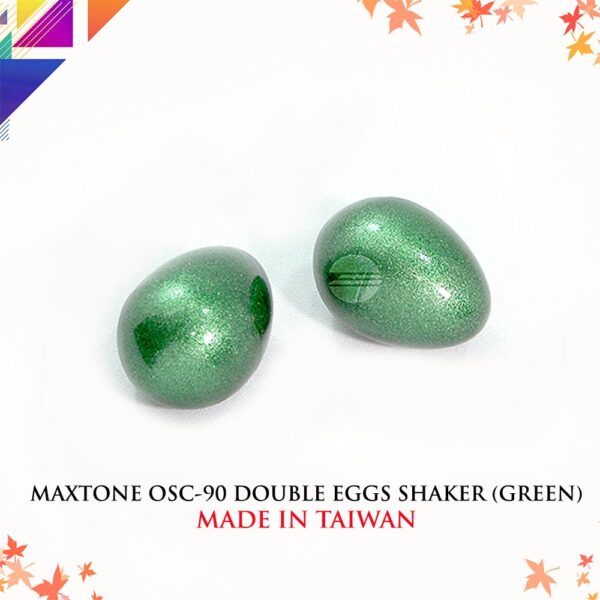 MAXTONE OSC-90 Double Eggs Shaker (Green) - Image 2