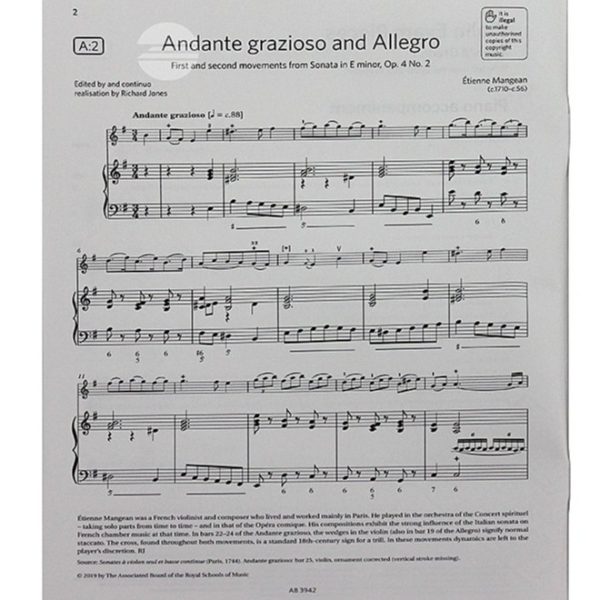 ABRSM Violin Exam Pieces 2020-2023 Grade 7 - Image 4