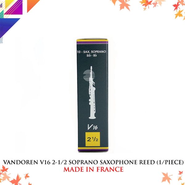 VANDOREN V16 2-1/2 Soprano Saxophone Reed (1/piece) - Image 3