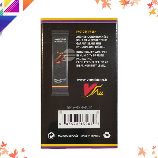 VANDOREN ZZ 2 Alto Saxophone Reed (1/piece) - Image 5