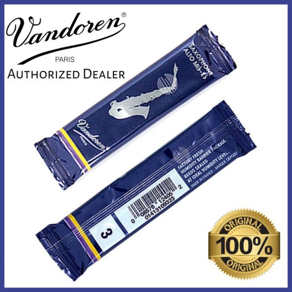 Vandoren Traditional 3-1/2 Alto Saxophone Reed (1/piece)