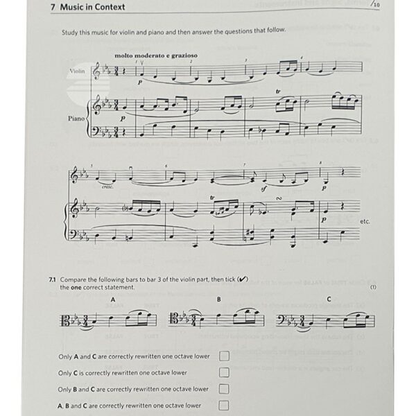 ABRSM Music Theory Sample Papers 2020 Grade 5 - Image 3