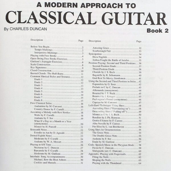 A Modern Approach To Classical Guitar Book 2 - Image 2