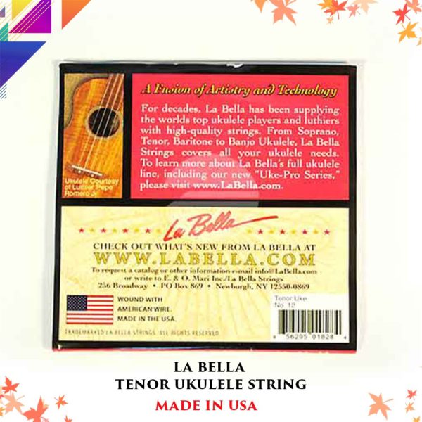 LA BELLA No.12 Tenor Ukulele Strings (Set) - Image 2